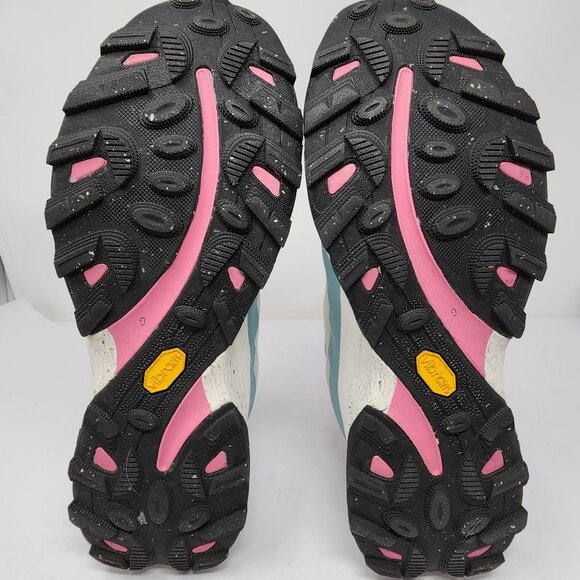 Merrell Sweaty Betty Moab Speed Gore-Tex Hiking Shoes Blue Smoke Womens Size 11 - Picture 5 of 11